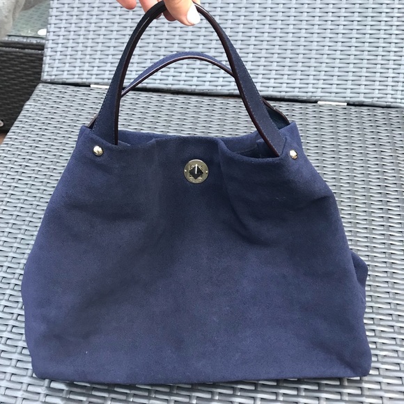 kate spade Bags | Kate Spade Blue Suede
